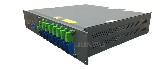 Wdm 1310 συνδυαστής 16 Junpu 1490 1550nm Edfa λιμένες ανά παραγωγή 15dBm 2