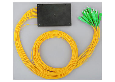 FTTH 1x16 Splitter Optical Fiber, fiber optic splitter box G657A1 / LSZH