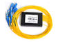 FTTH 1x16 Splitter Optical Fiber, fiber optic splitter box G657A1 / LSZH