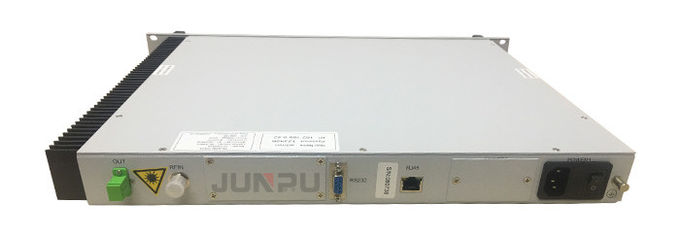 Παραγωγή 16mw οπτικών ινών 1310nm Ttransmitter καλωδιακής τηλεόρασης Junpu για το δίκτυο HFC 2